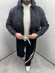 UG OVERSIZE HARRINGTON JEANS JACKE