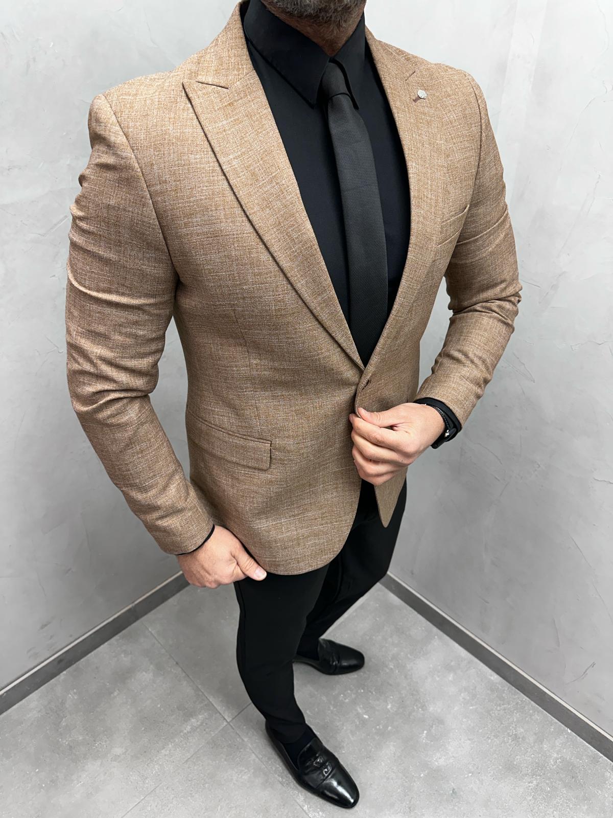 UG HERREN SAKKO orange