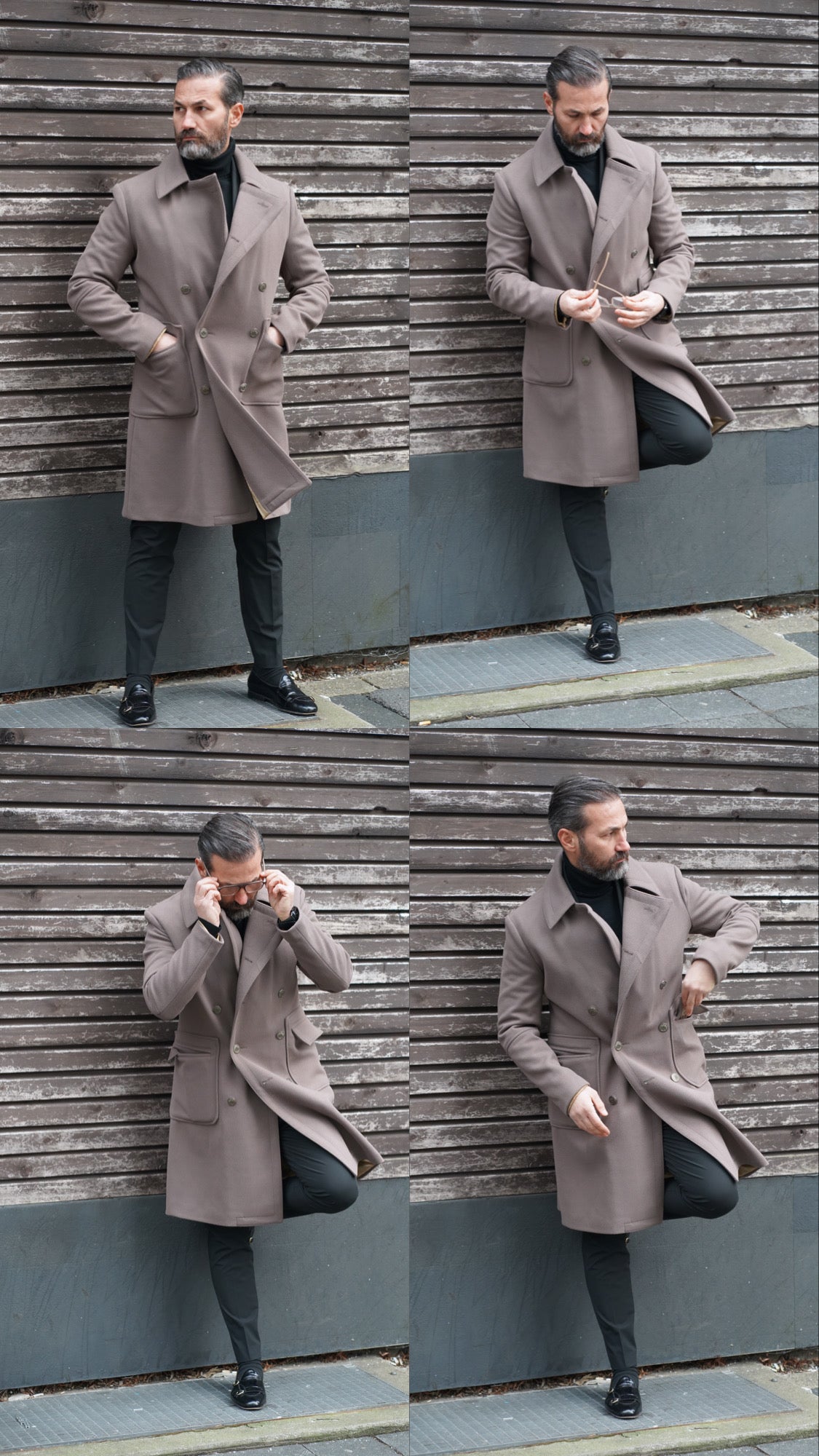 UG HERREN MILANO-MANTEL braun