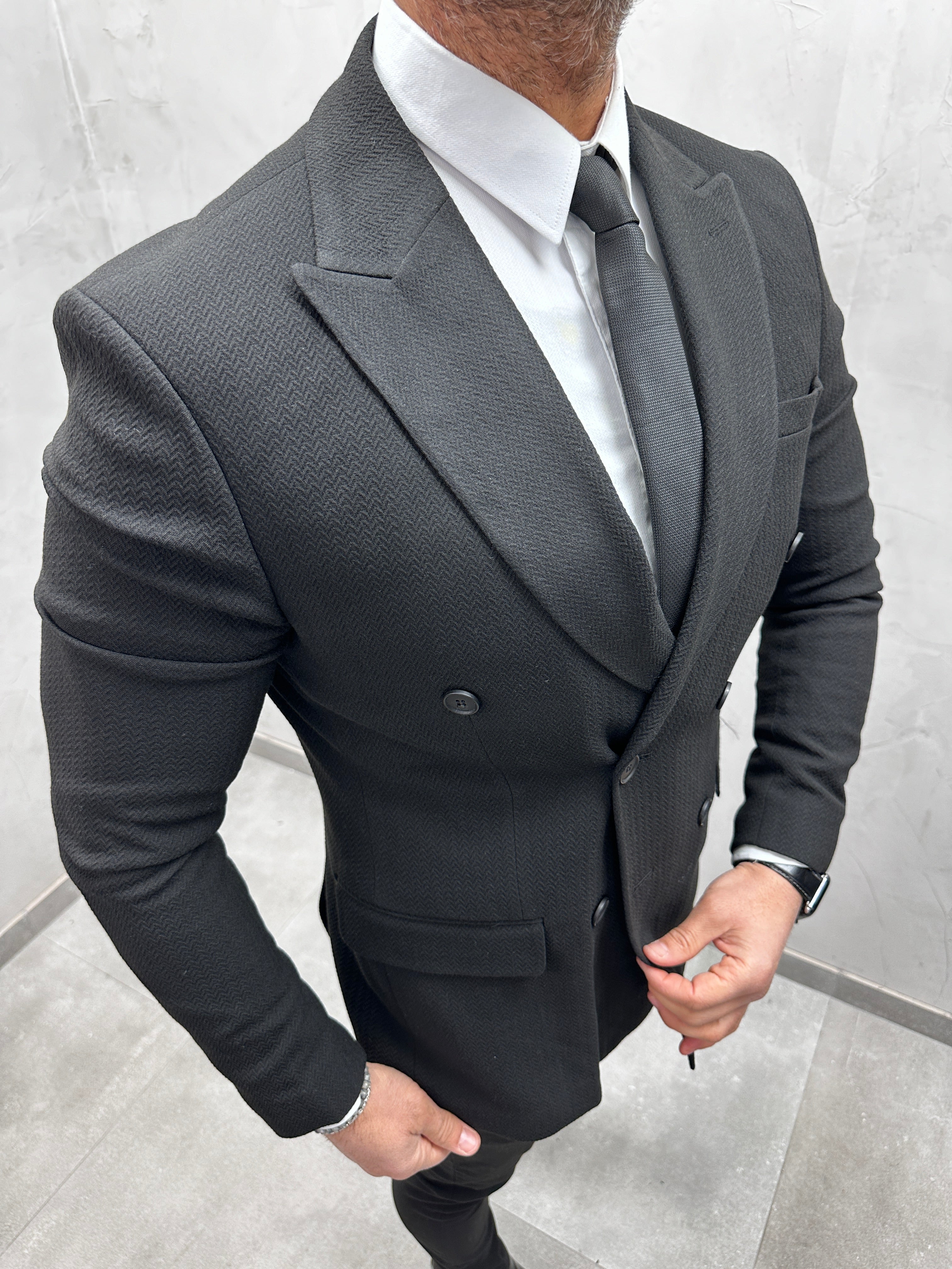 UG HERREN SAKKO ZWEIREIHER mit muster