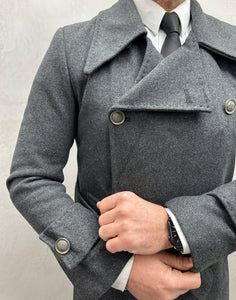 UG HERREN MILANO-MANTEL grau