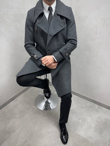 UG HERREN MILANO-MANTEL grau