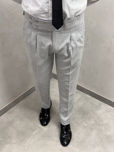 UG Herren Gurkha-Hose – Hochbund mit Knöpfe
