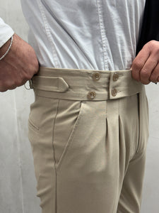 UG Herren Gurkha-Hose – Hochbund mit Knöpfe