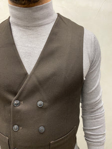 UG SLIM-FIT HERREN Anzug Weste - Schwarz