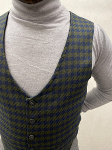 UG SLIM-FIT HERREN Anzug Weste - gansey muster