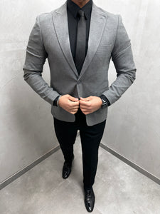 UG HERREN BASIC SAKKO Anthrazit