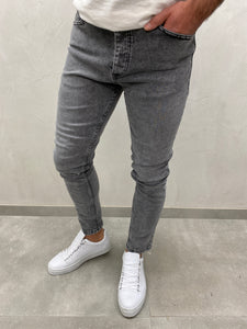 UG HERREN JEANS HOSE SLIM FIT grau
