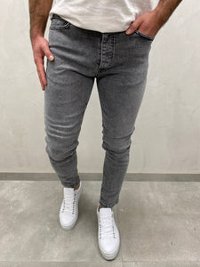 UG HERREN JEANS HOSE SLIM FIT grau
