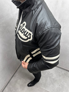 UG HERREN KUNST LEDER BIKER JACKE KURZ