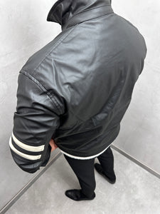 UG HERREN KUNST LEDER BIKER JACKE KURZ
