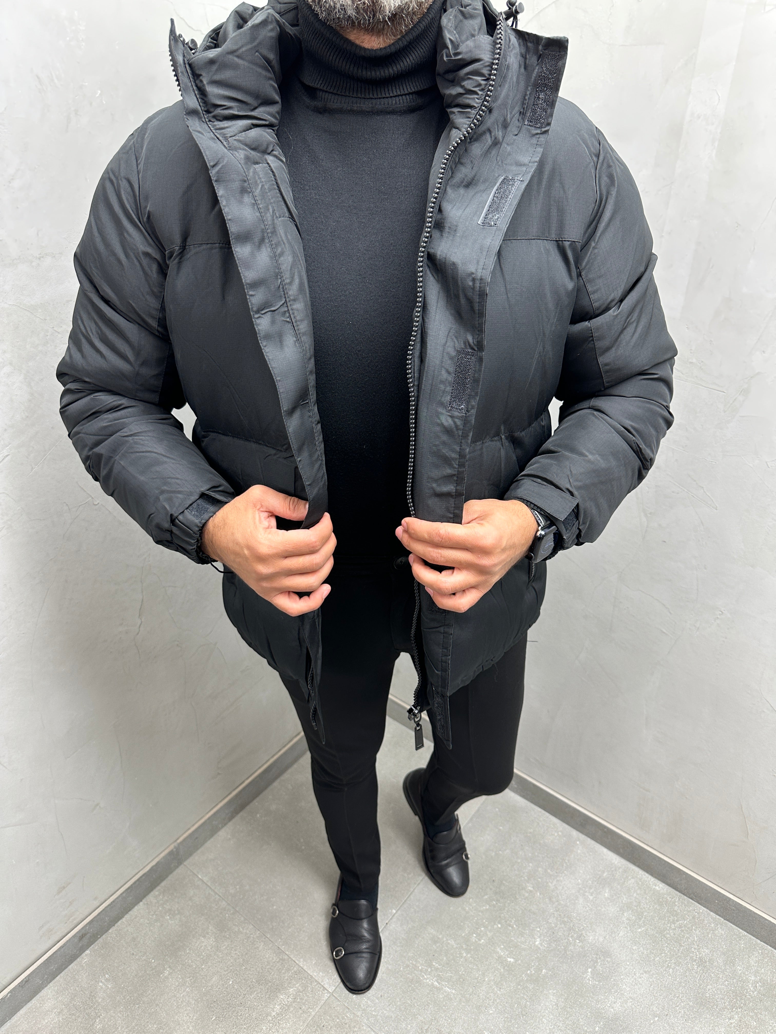 UG HERREN PUFFER JACKE  MIT KAPUZE